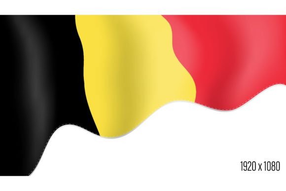 Belgium Country Flag Realistic Independence: Design & Branding