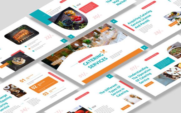 Catering Service Google Slides Template: A Feast for the Eyes