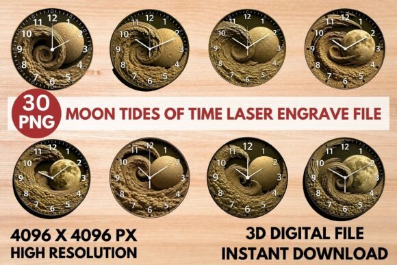 Crafting Cosmic Statements with Moon Tides of Time