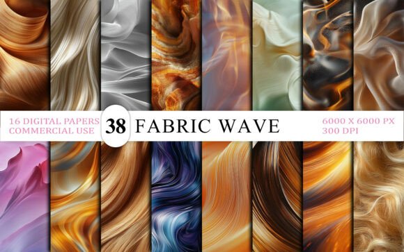 Elevate Your Visuals with Flowing Fabric Wave Abstract Backgrounds