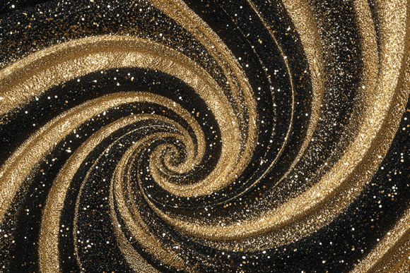 Luxury Gold Glitter Swirl Background: Instant Elegance