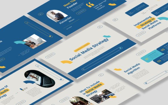 Mastering Social Media Strategy with a Keynote Template