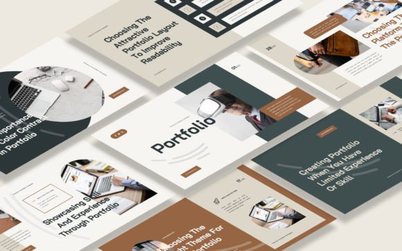 Portfolio Google Slides Template: Showcase Your Creative Work