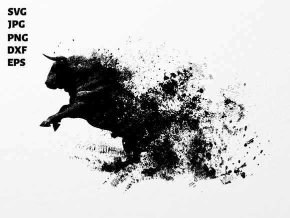 Raging Bull Distress SVG: Unleash Raw Power in Your Designs