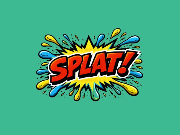 SPLAT! Comic Effect: Adding Explosive Energy to Your Designs